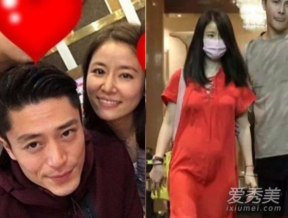 林心如的小腹隆起疑似怀孕