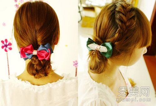 夏季发型装订方法2编织发型图