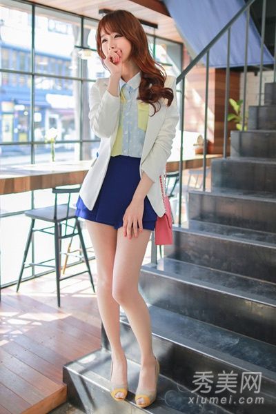 韓國糖果色小套裝流行擺脫沉悶和新鮮