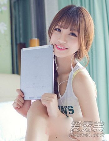 2015年圓臉女孩發型韓版發型盡顯氣質