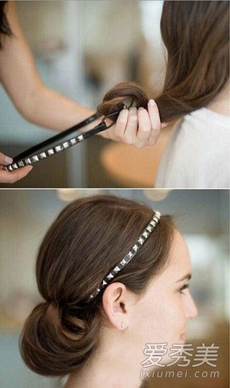 大风天扭结造型3刘海扎发为你的赞美让路