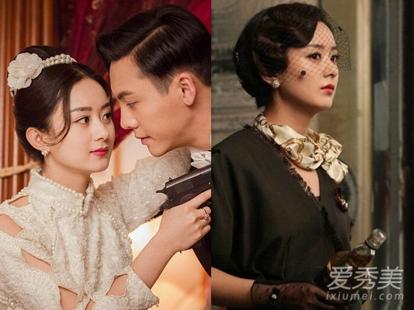 赵李颖PK刘师师民国小花发型漂亮!