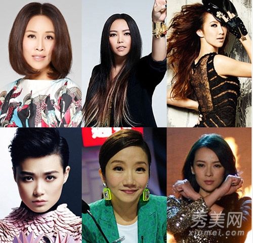 女导师的光环发型PK那英在才艺秀中胜出