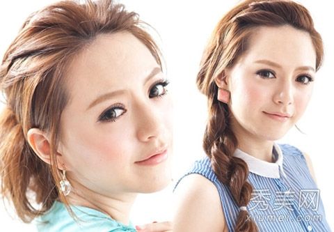 两个女孩的度假风格让自己的气质更甜美