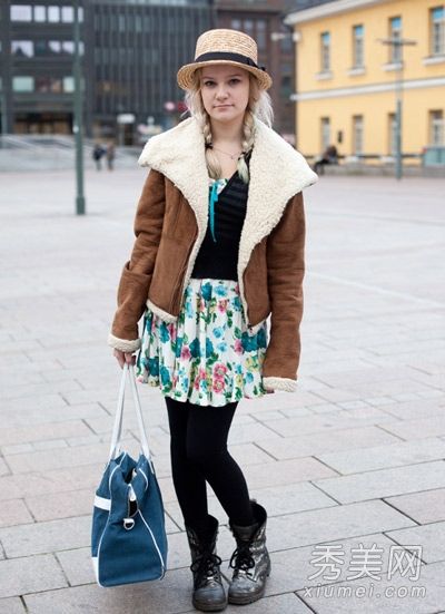 欧美风格的冬装，教你穿得时尚又有气场。
