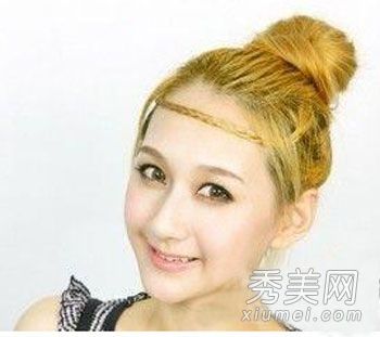 凤华公主玉米头领结发型图韩式最受欢迎