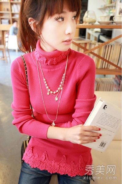 乌龟脖子并不过时,冬装是最时尚的。