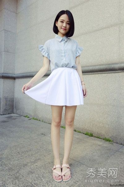 白色遭遇蓝色清新色调酷暑