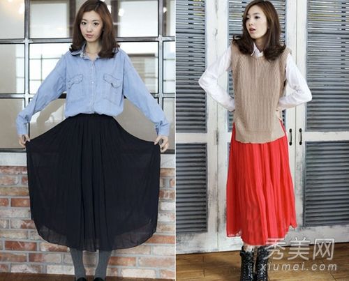 春天穿裙子。10件半身裙是最佳搭配。