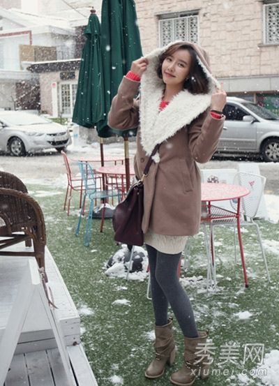 御姐巧穿羊绒大衣VS皮草大衣