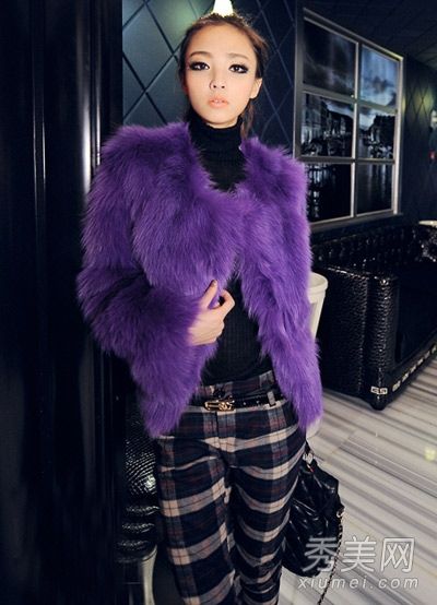 裘皮大衣气质搭配穿起来高贵大气