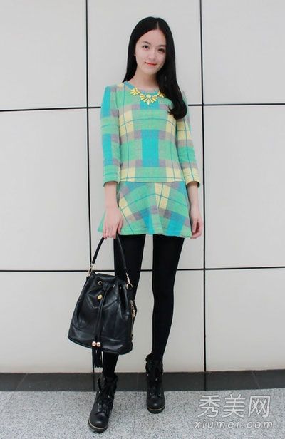 春装推荐格子碎花依然流行