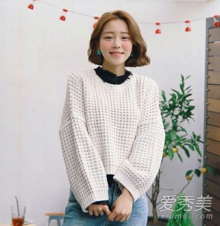 向韩国女孩学习剪短头发。13外观时尚,永不改变。