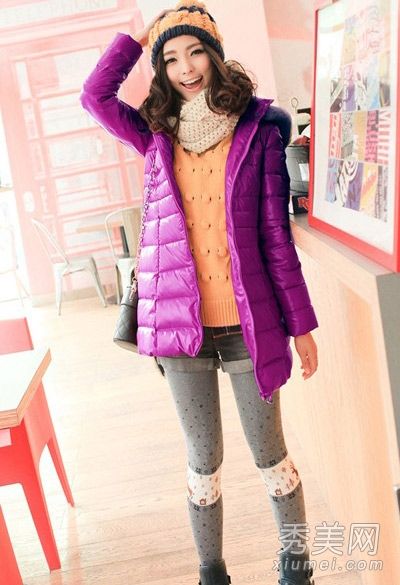2012年最新款棉衣是八大潮流中最匹配的。