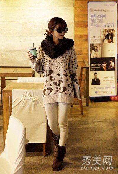 在8种搭配中，矮女生冬季服装搭配的高度最高。