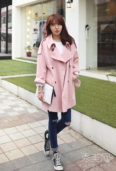 最好的薄外套牛仔短裤可以在2014年春天穿。