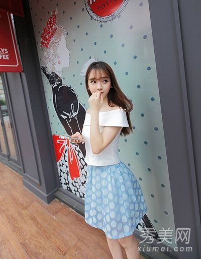 波点元素经久耐用，可爱优雅的星扇