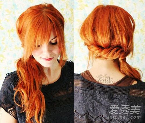 辫子教程:优雅的美人鱼侧辫(照片)