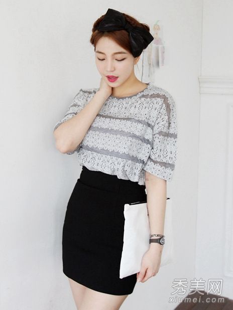 白如何“打包”夏季蕾丝组装手提袋