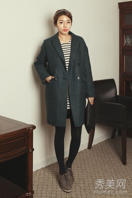 冬季瘦身搭配:外套+打底衫+紧身衣最多