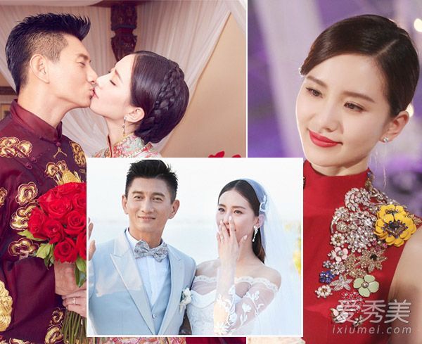 石龙终于结婚了！刘师师的三种新娘发型超过百万中国服装