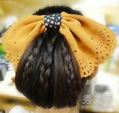 韩国女士卷发课程新鲜头发编辑变成小女孩