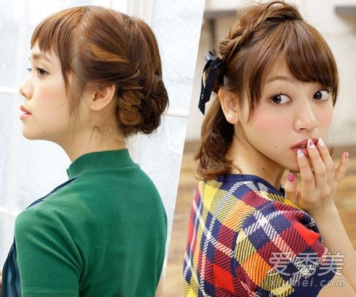 最优雅的风格是转变单调的短发DIY辫子发型
