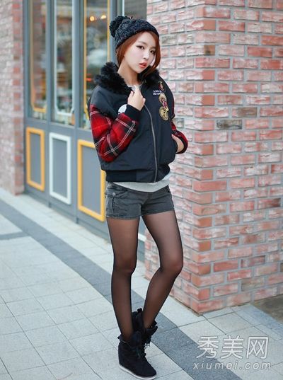如何在冬天穿短裤和混合n种夹克很好看