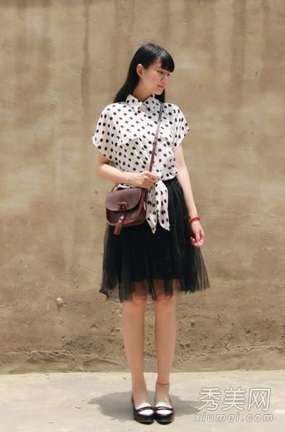 雪纺衬衫+裙子或短裤经典不败小清新