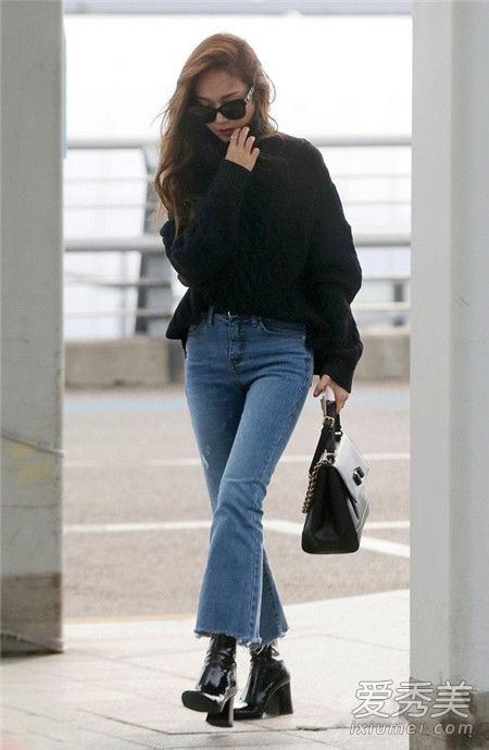 小粗腿的救星！喇叭裤真的不会挑任何人。