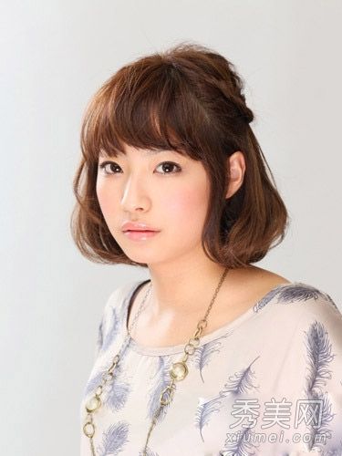 实用短发编辑教程辫子增加女性品味