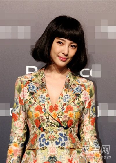 女演员梨花头头发PK张雨绮短梨花头最美