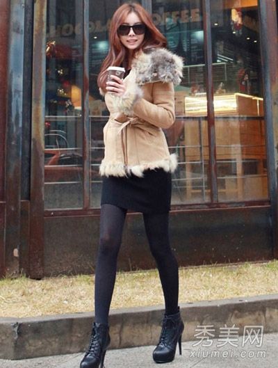 道晖芝展示长外套和短外套的时尚搭配方法