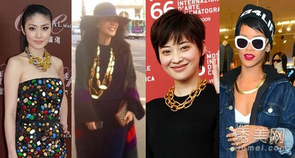 明星“炫富”太直接和狂野,金项链明亮和盲目。