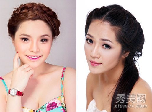 两种模式编辑和头发教程:异性的美学编辑和头发推广