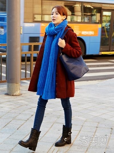 2013年冬装搭配清新的感觉，打造精致的服装