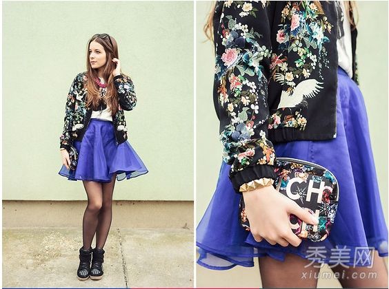 在春天,你需要佩戴花卉图案来创造美丽的作品。