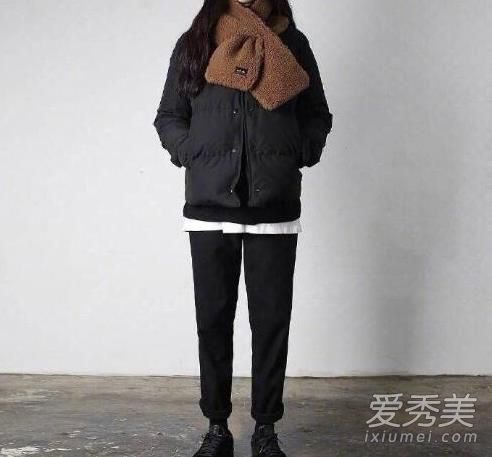冬天总是黑色的吗?黑色棉袄的搭配技巧