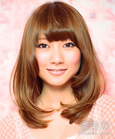 温柔的梨花头寻找最美丽的梨花头发型图片。