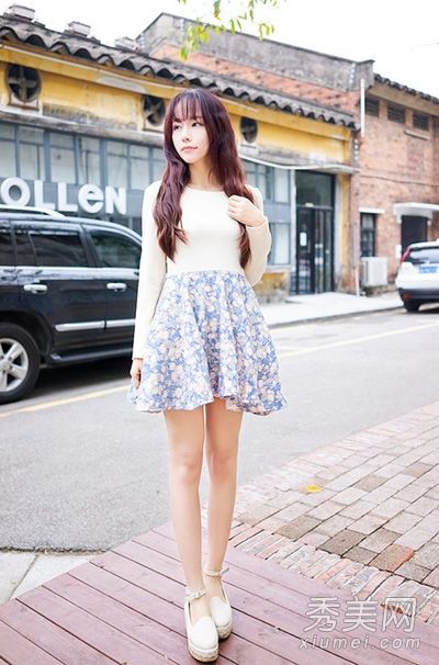 长袖花裙是世界上最美丽的四月