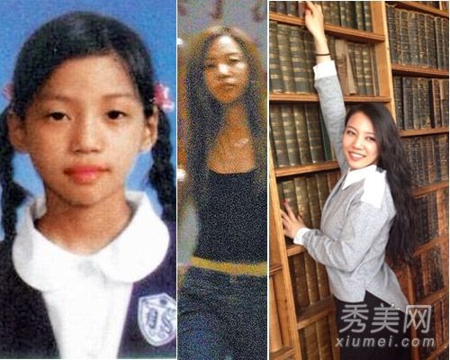 成名前后的李靓蕾、杨蜜和艾达明星