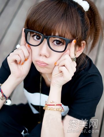 包头辫子的7种学生发型最适合90后。