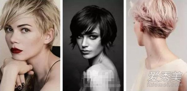 短发的热度仍在秋天。这个假男孩的短发更有吸引力。