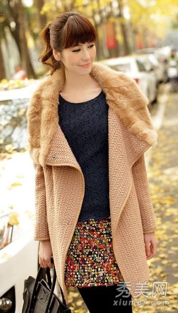 2013新款黄金比例羊毛大衣