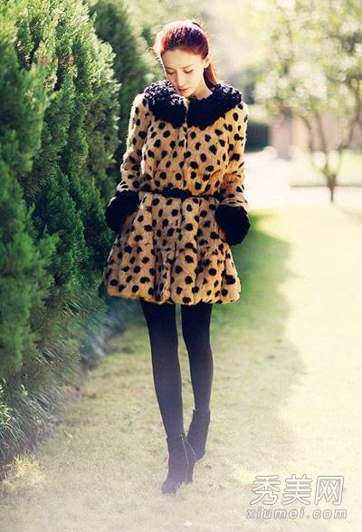 呛口胡椒街头拍示范10冬装完美搭配