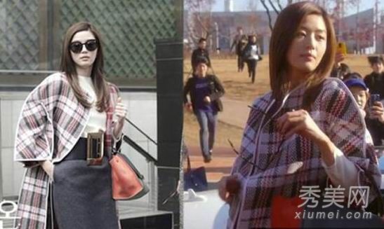 对于带有外国风格和格子图案的春季服装来说,穿麻袋也很时尚
