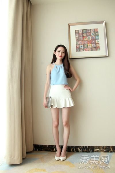 2014年新款夏装更清新,采用纯色。