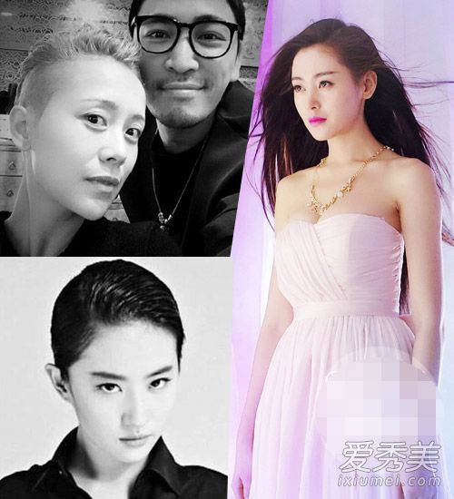 唐嫣、刘亦菲和水晶女演员因发型而每一秒都变得精灵攻击