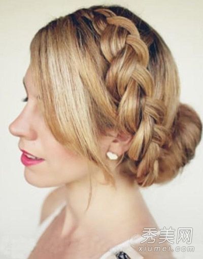 配菜发法辫子花玉米头气质超仙女