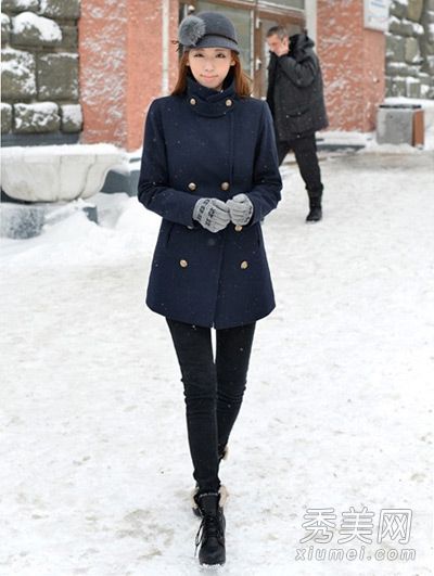 韩帆的简约风格被推荐为最漂亮的呢子外套